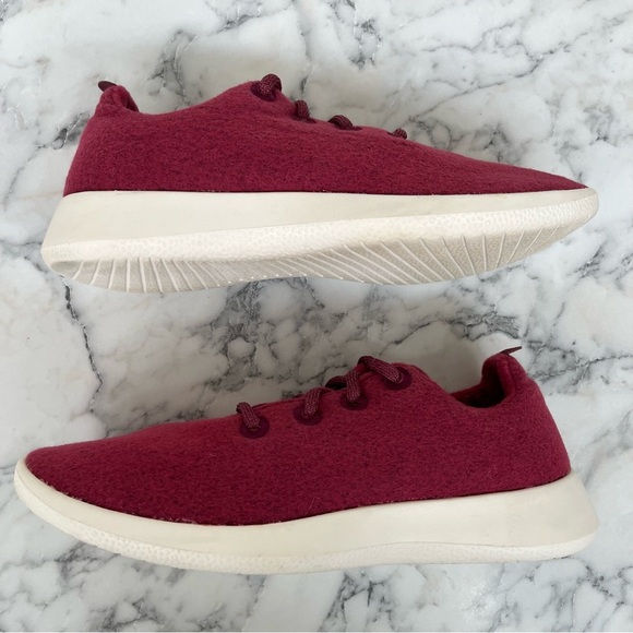Allbirds Wool Runners Women's Athletic Shoes Sneakers Size 10 Red - Picture 10 of 11